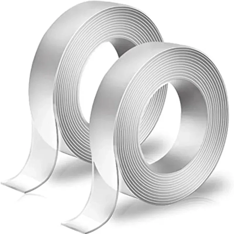 Double Sided Adhesive Tape (Pack of 2 | Multipurpose Strong Grip Tape)