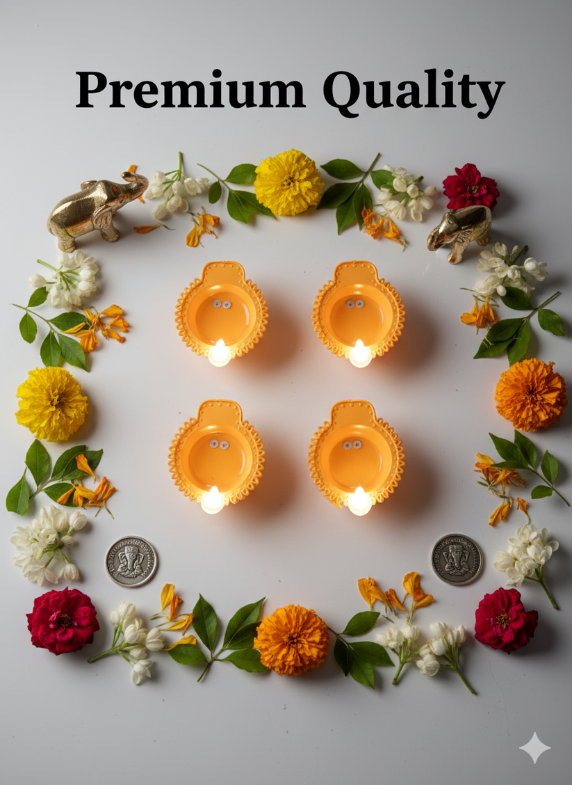 LED Water Sensor Diyas - Illuminate Your Home with the Magic of Water! - Pack of 6,12,24 Limited Stock Available
