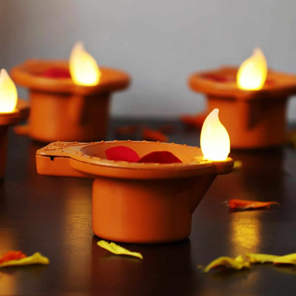 LED Water Sensor Diyas - Illuminate Your Home with the Magic of Water! - Pack of 6,12,24 Limited Stock Available